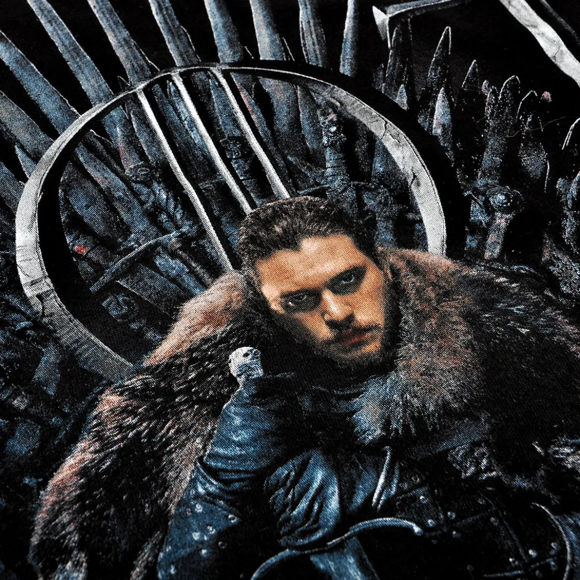Game of Thrones - Jon Snow For The Throne T-Shirt schwarz