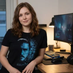 Game of Thrones - Jon Winter is Here T-Shirt schwarz