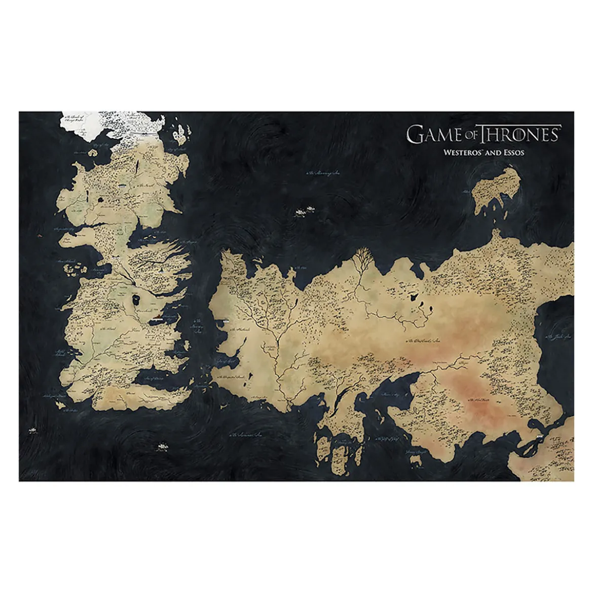 Game of Thrones - Karte von Westeros Maxi Poster