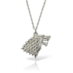 Game of Thrones - Stark Wappen Kette Silber