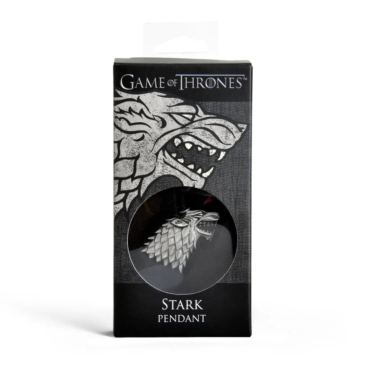 Game of Thrones - Stark Wappen Schattenwolf Kette