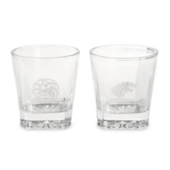 Game of Thrones - Targaryen und Stark Wappen Gläser 2er Set