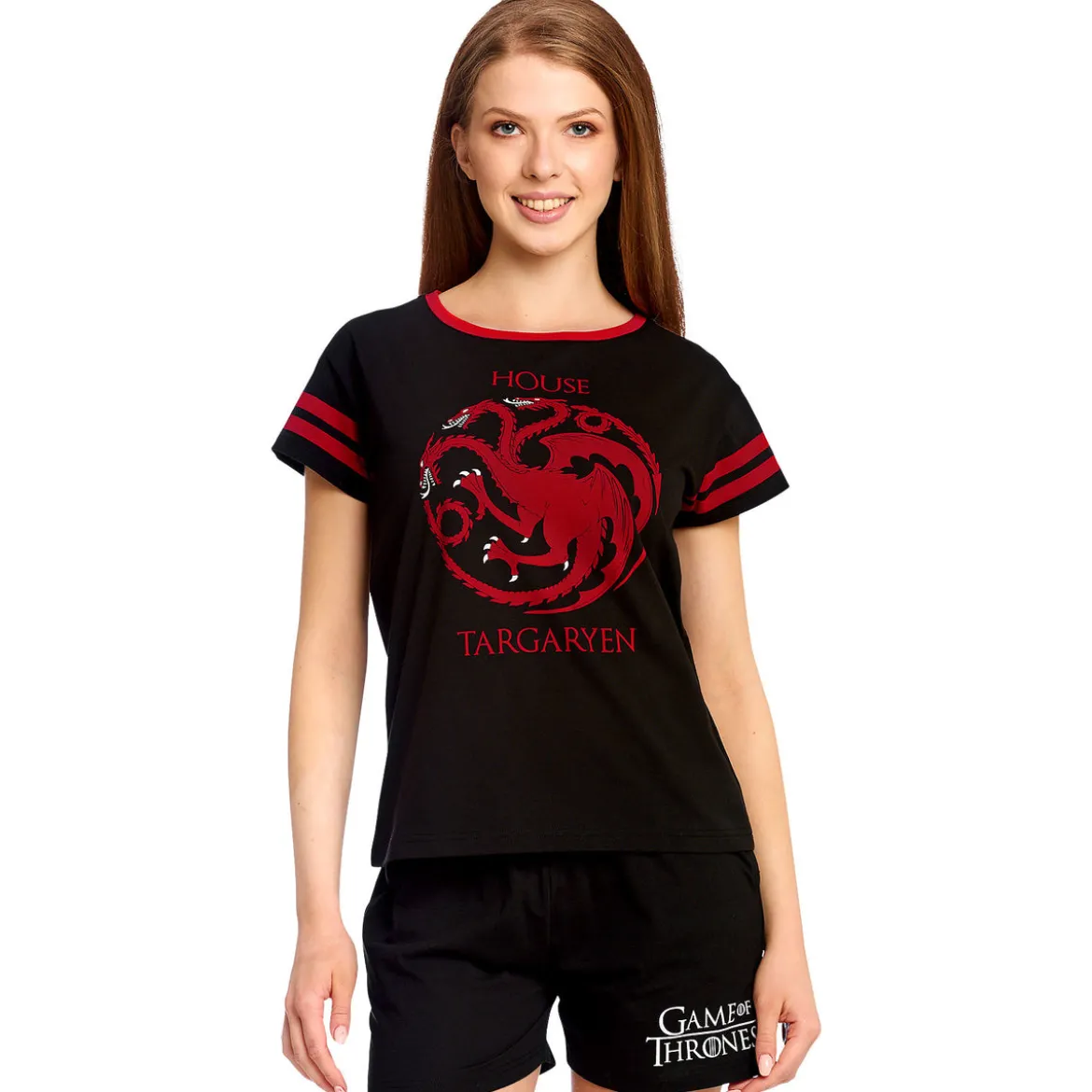 Game of Thrones - Targaryen Wappen Pyjama kurz Damen