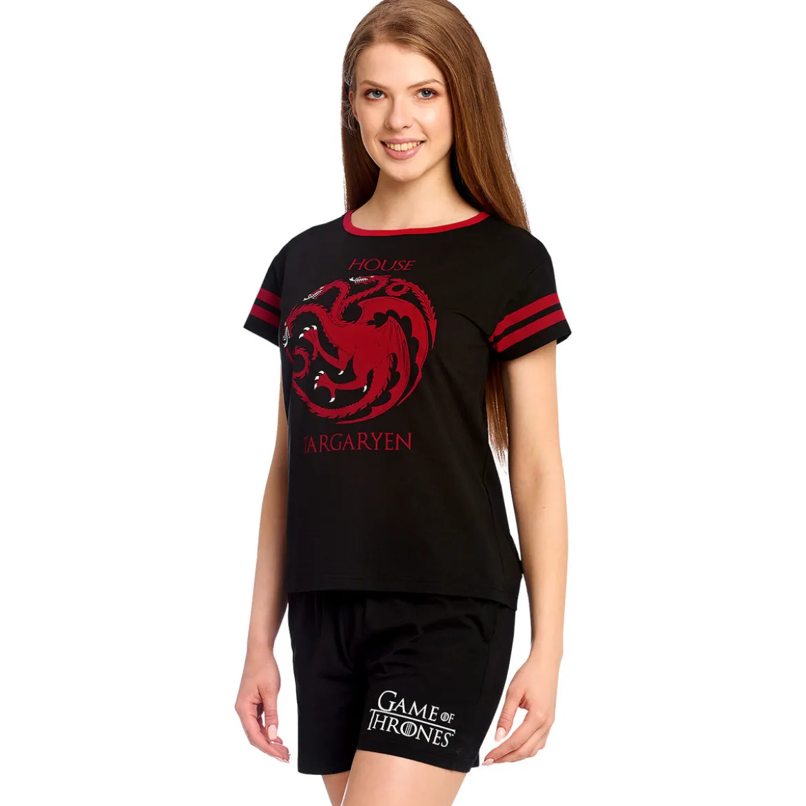 Game of Thrones - Targaryen Wappen Pyjama kurz Damen