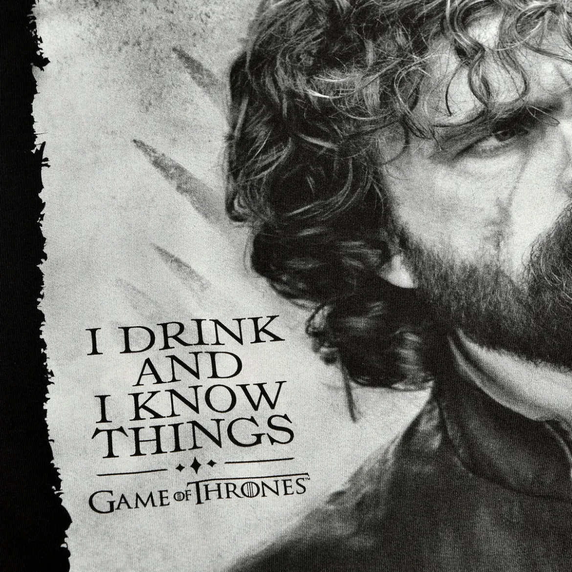 Game of Thrones - Tyrion Drink And Know Things T-Shirt schwarz