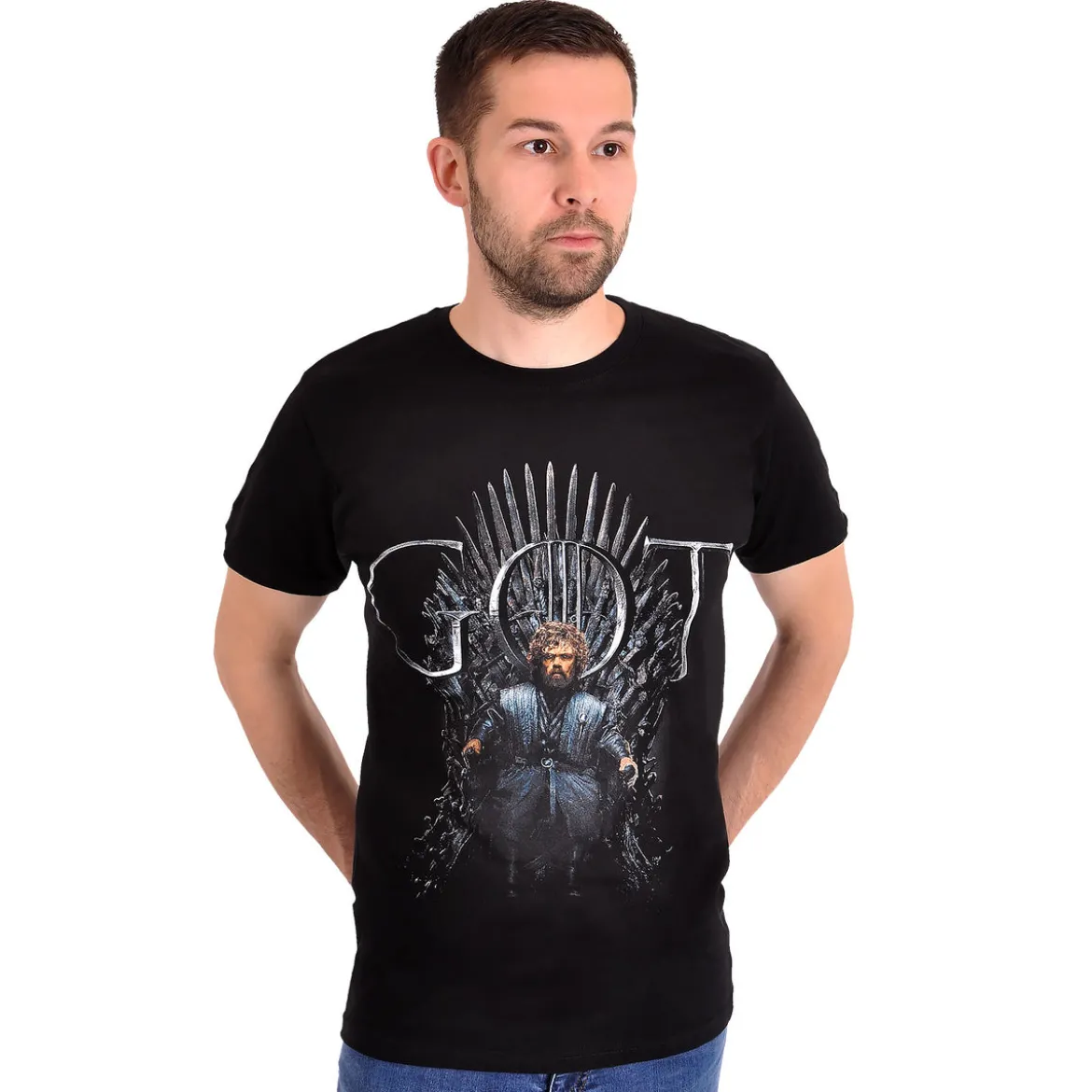 Game of Thrones - Tyrion For The Throne T-Shirt schwarz