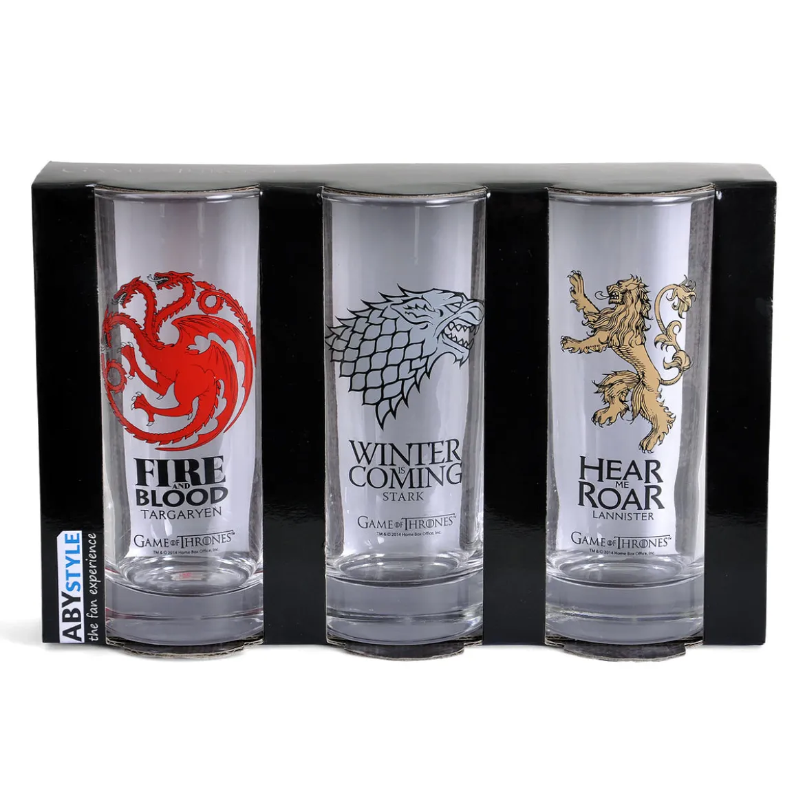 Game of Thrones - Wappen Gläser-Set