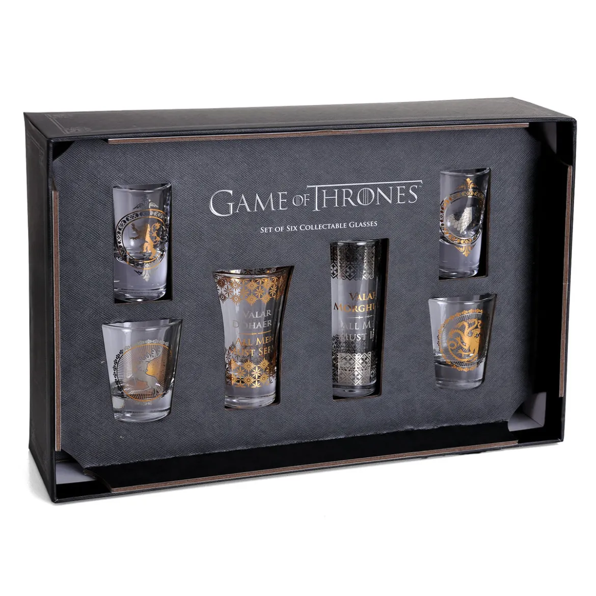 Game of Thrones - Wappen Shots Gläser 6er Set