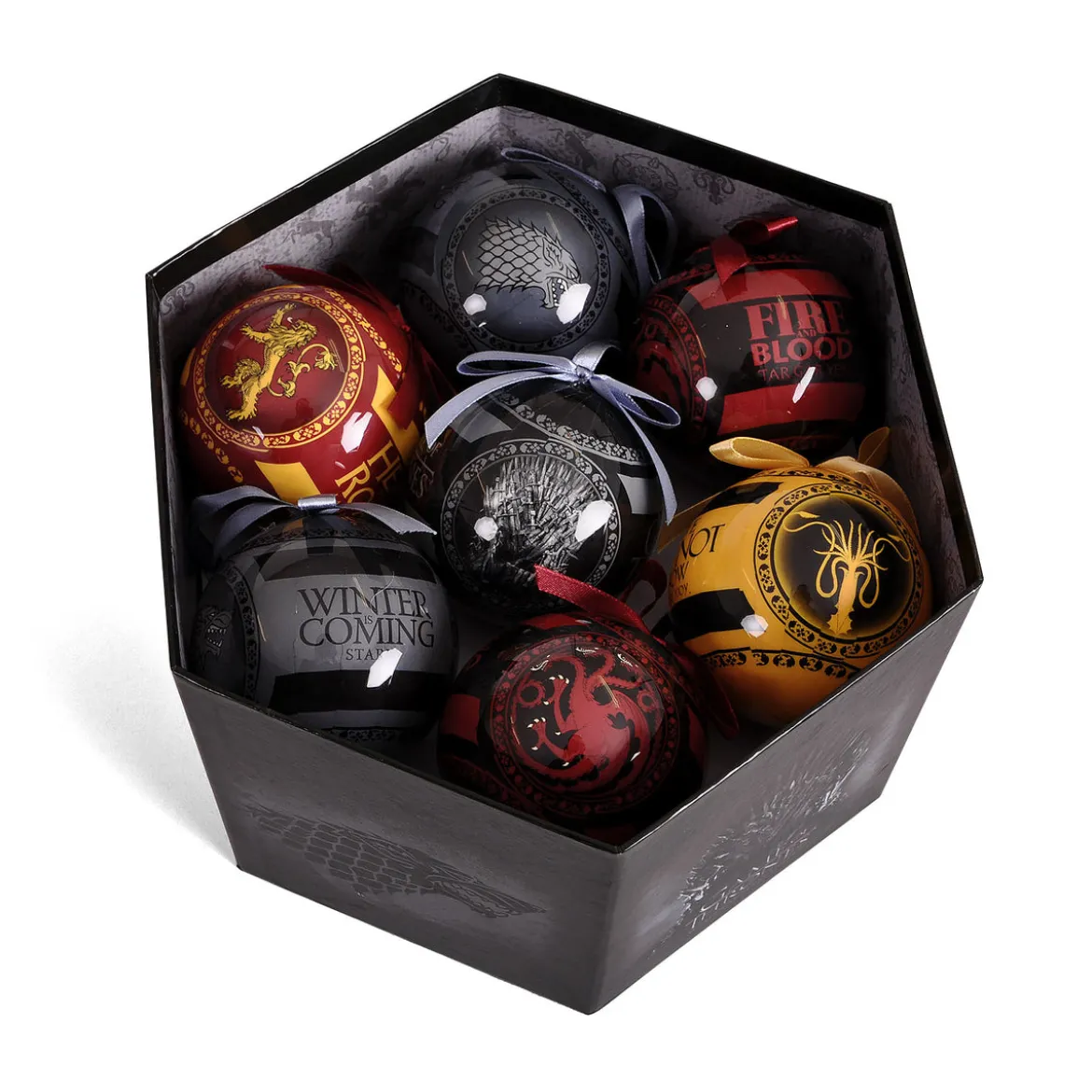 Game of Thrones - Wappen Weihnachtsbaumkugeln 14tlg
