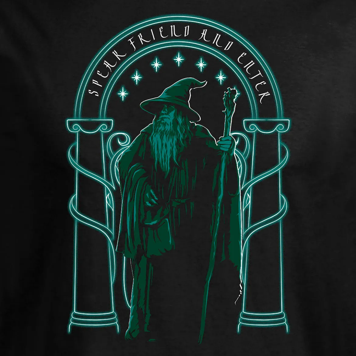 Gandalf Türen von Durin T-Shirt - Der Herr der Ringe