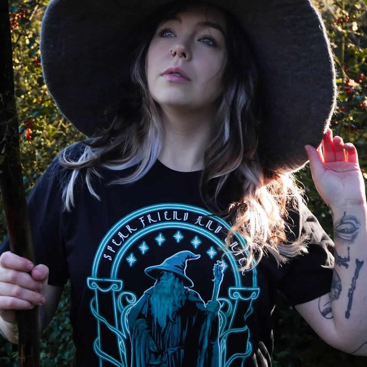Gandalf Türen von Durin T-Shirt - Der Herr der Ringe