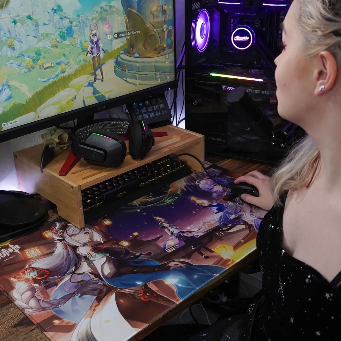 Genshin Impact - Fleeting Colors in Flight Mousepad