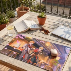 Genshin Impact - Into the Perilous Labyrinth of Fog Mousepad