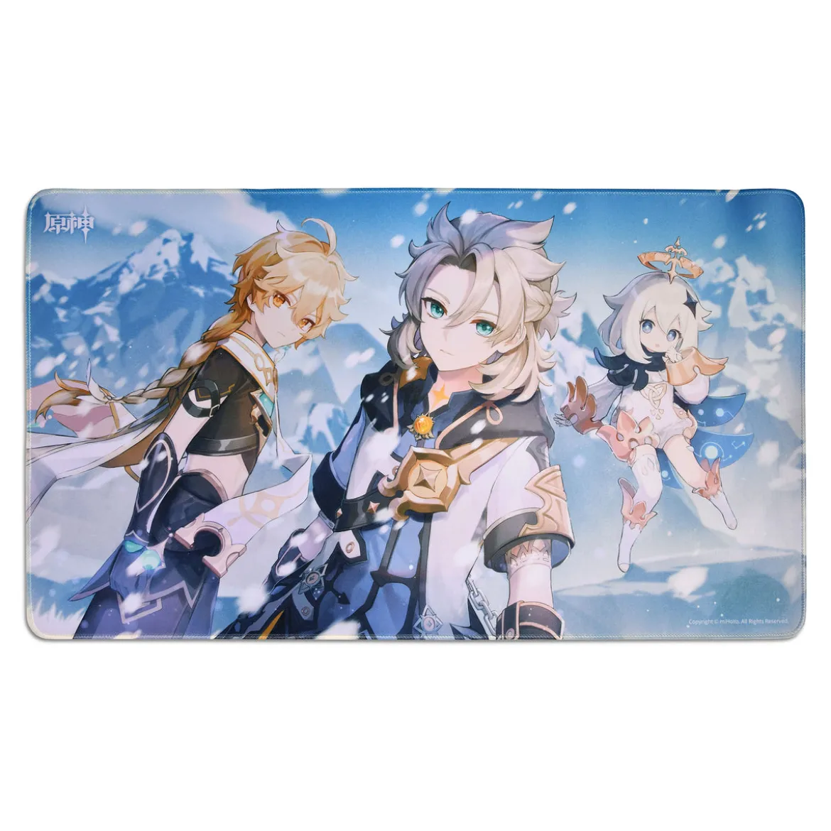 Genshin Impact - White Dust and Snow Shadow Mousepad