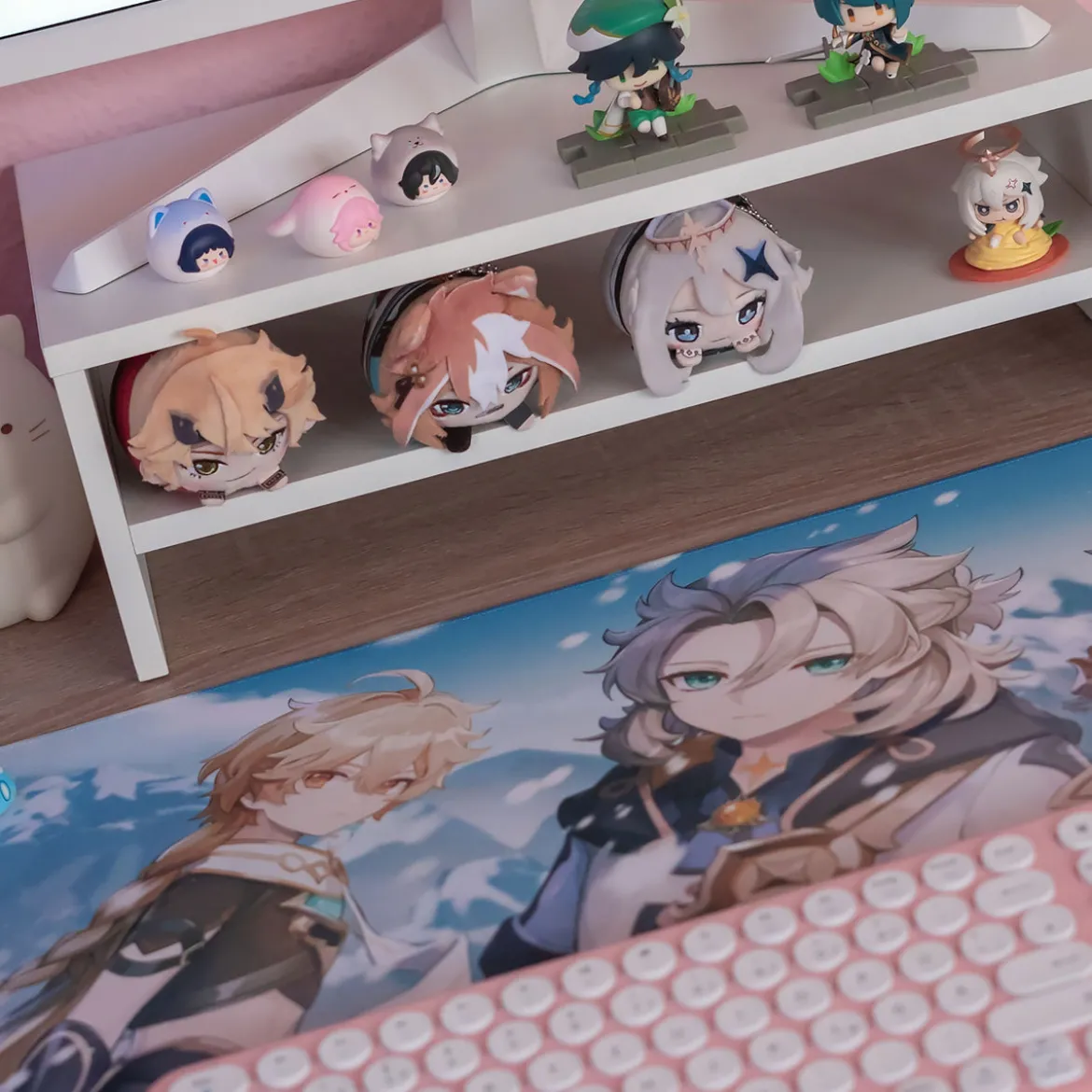 Genshin Impact - White Dust and Snow Shadow Mousepad
