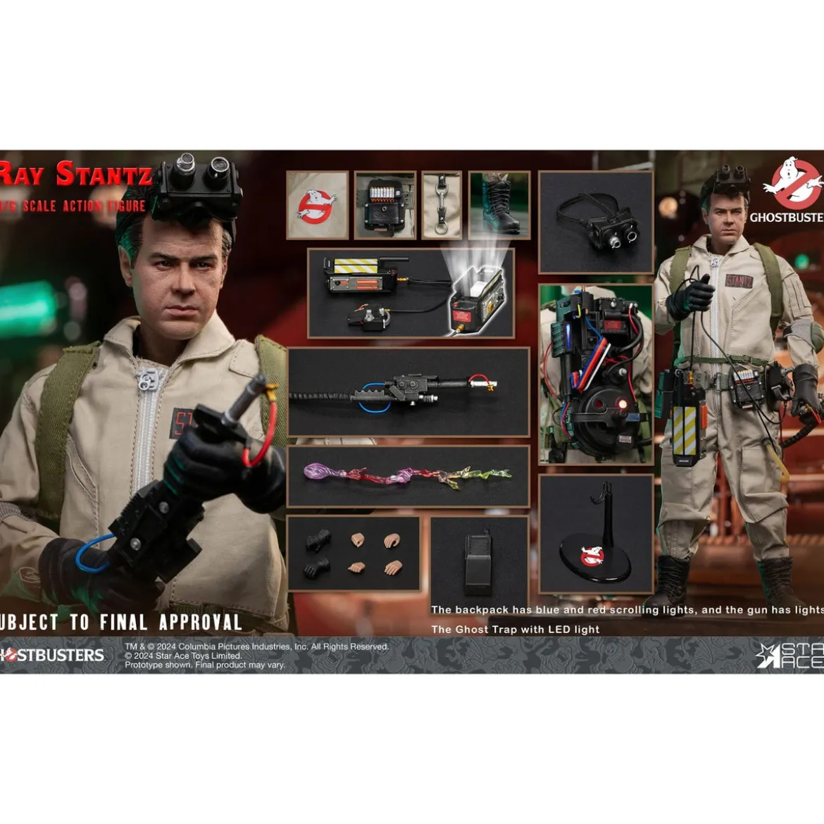 Ghostbusters (1984) Actionfigur 1/6 Ray Stantz 30 cm