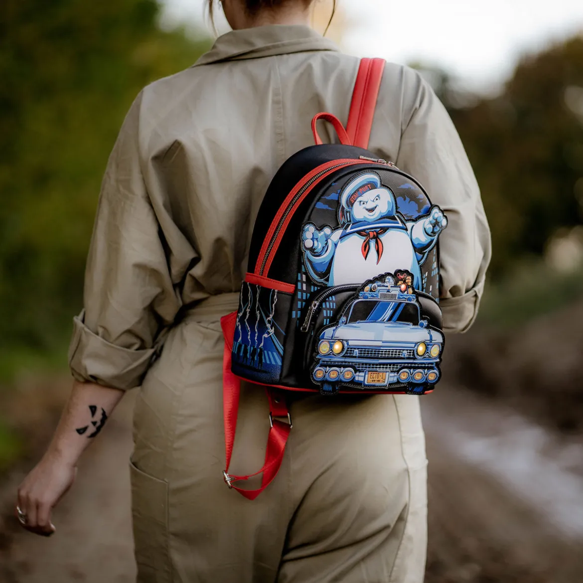 Ghostbusters - Marshmallow Man Rucksack mit Licht