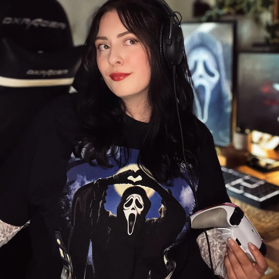 Ghost Face - Hearts T-Shirt schwarz