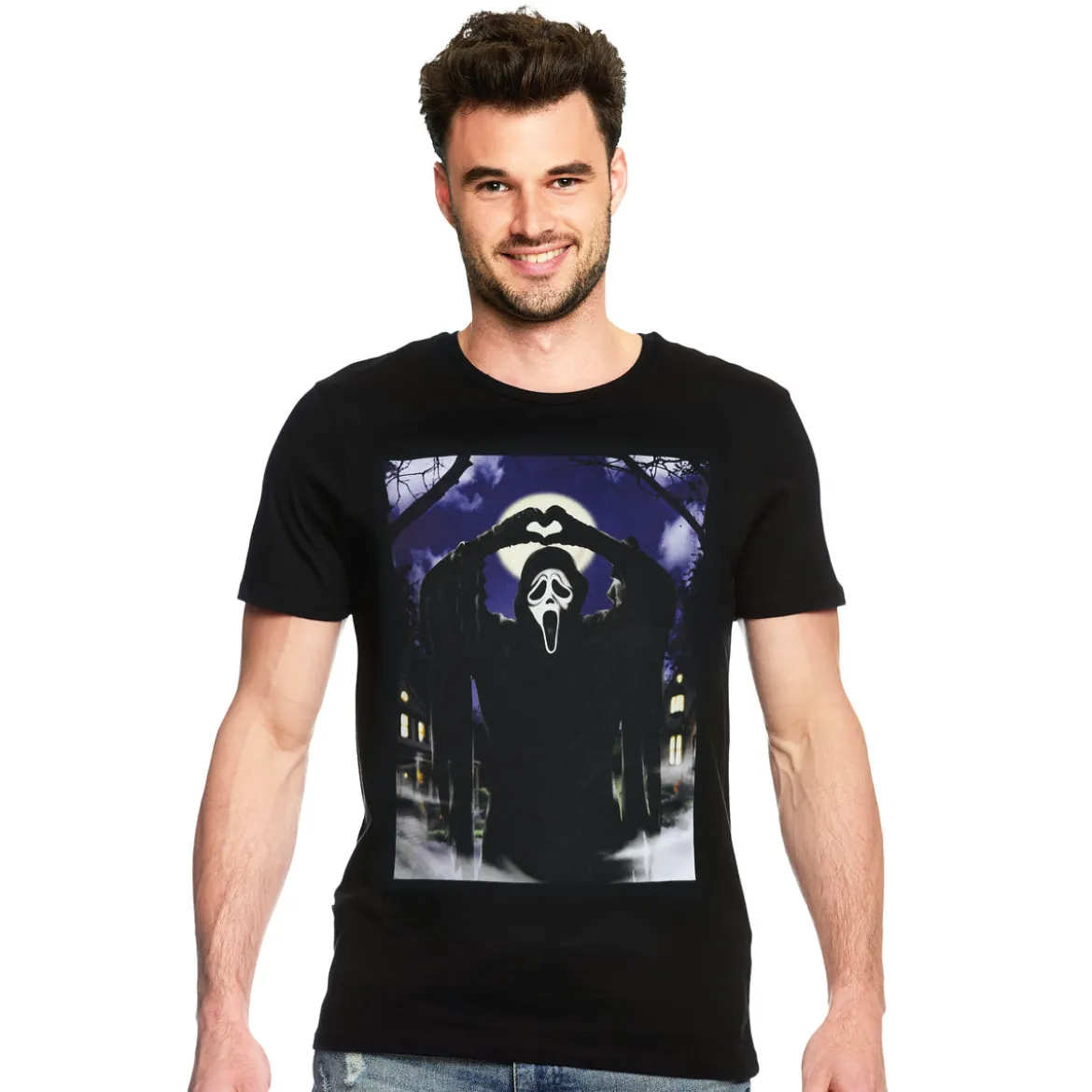 Ghost Face - Hearts T-Shirt schwarz