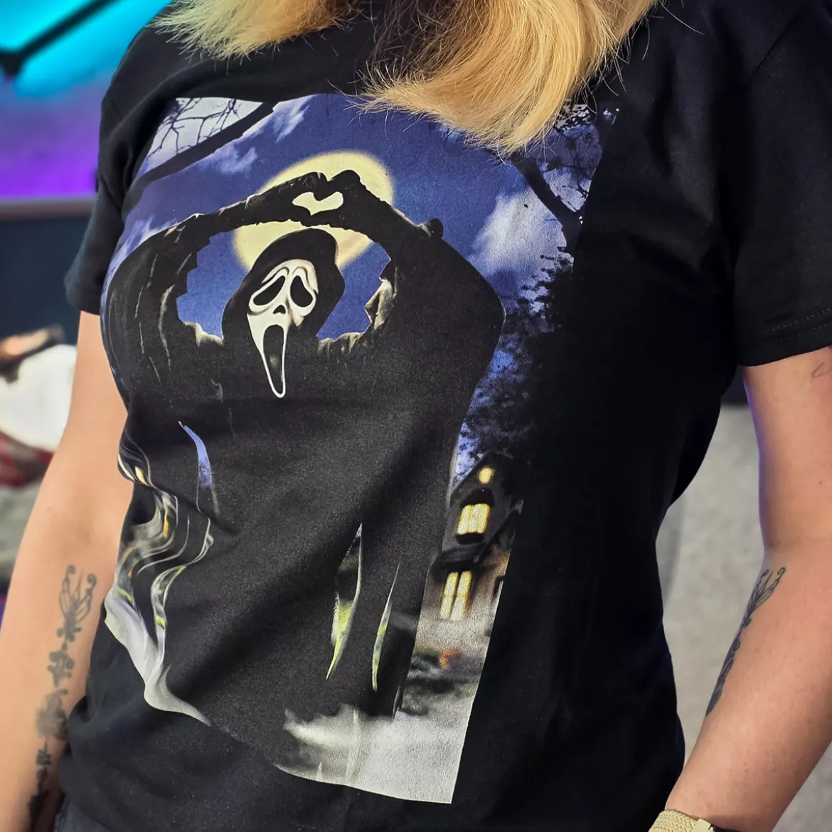 Ghost Face - Hearts T-Shirt schwarz