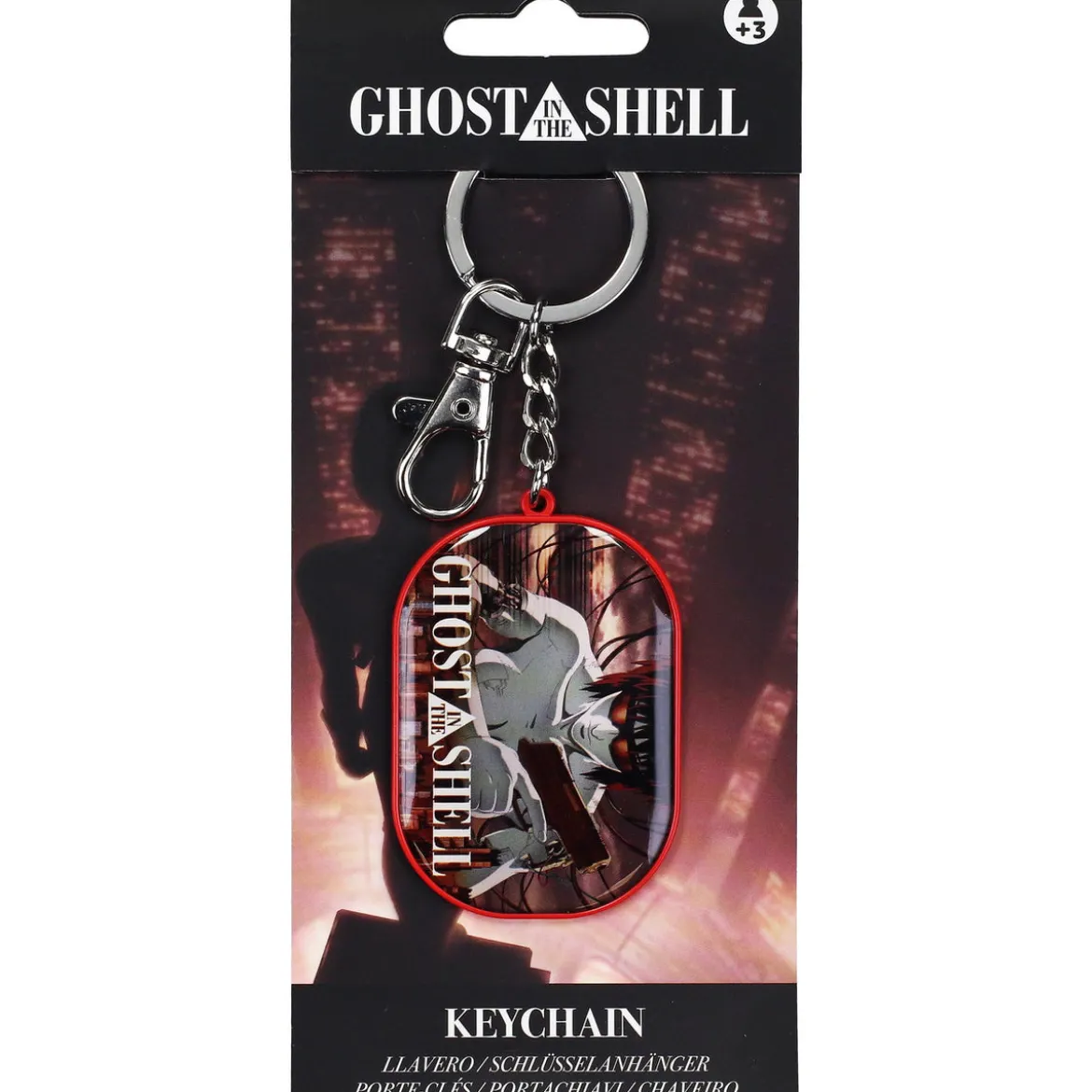 Ghost in the Shell Metall-Schlüsselanhänger Bewaffnete