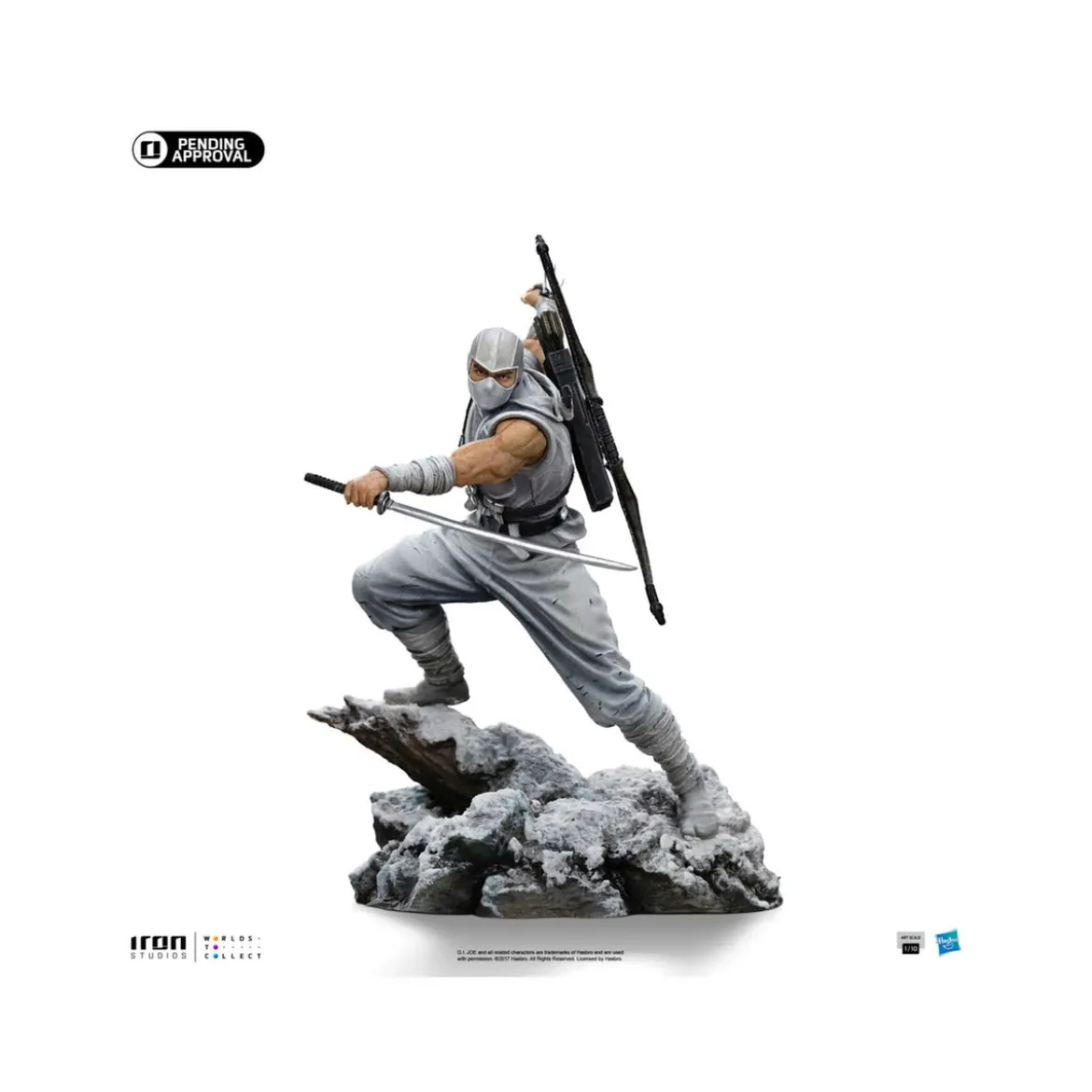 GI Joe Art Scale Statue 1/10 Storm Shadow 23 cm
