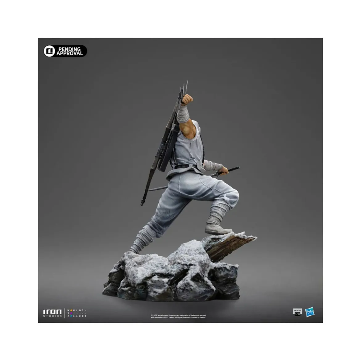 GI Joe Art Scale Statue 1/10 Storm Shadow 23 cm