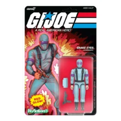 GI Joe ReAction+ Actionfigur Wave 06 Snake Eyes (Red Glow, Crystal Poison) 10 cm