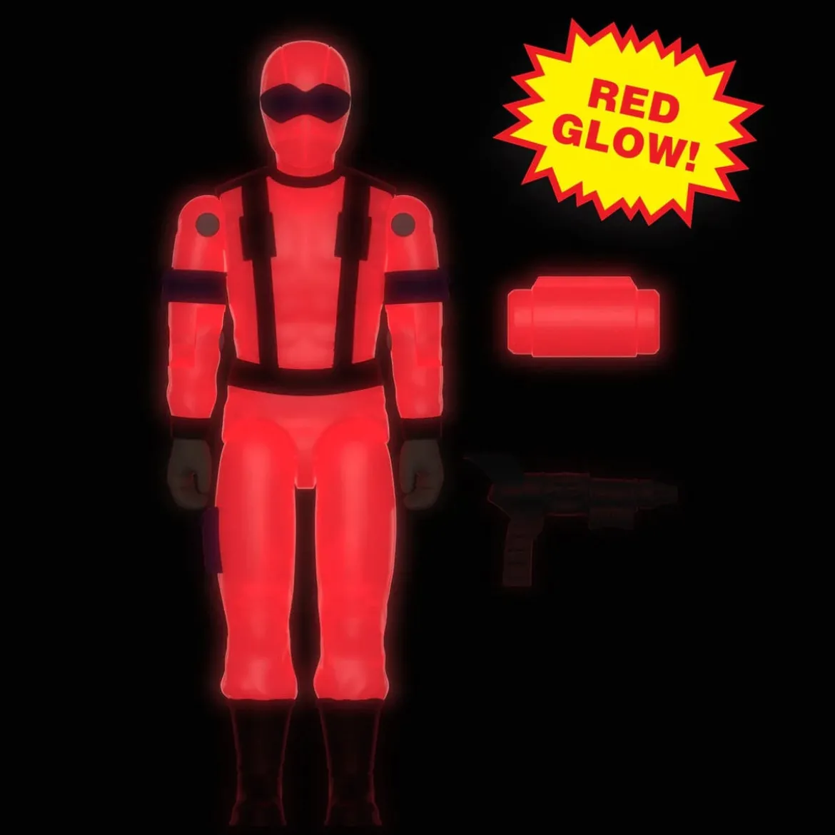GI Joe ReAction+ Actionfigur Wave 06 Snake Eyes (Red Glow, Crystal Poison) 10 cm