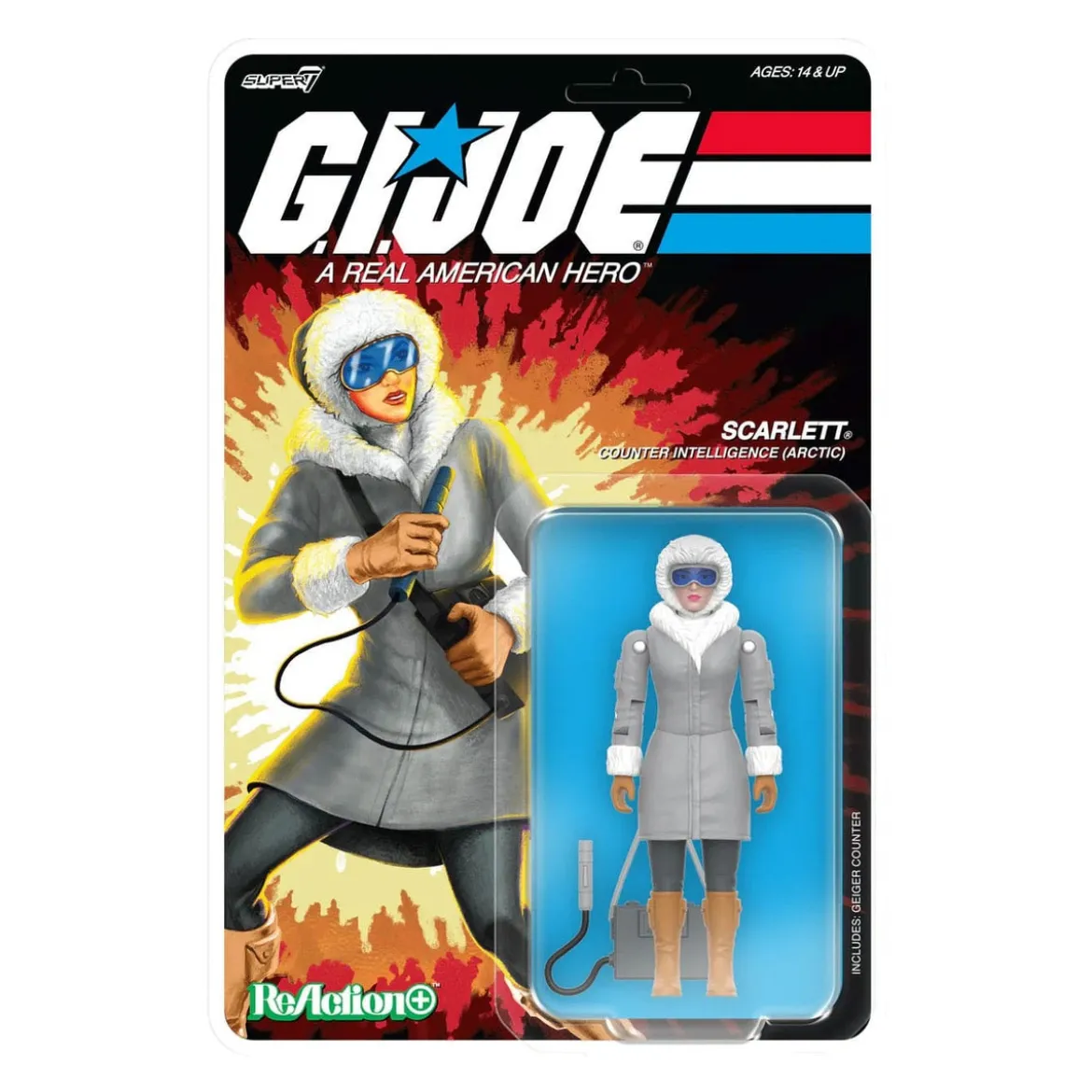 GI Joe ReAction+ Actionfigur Wave 06 Arctic Scarlett 10 cm