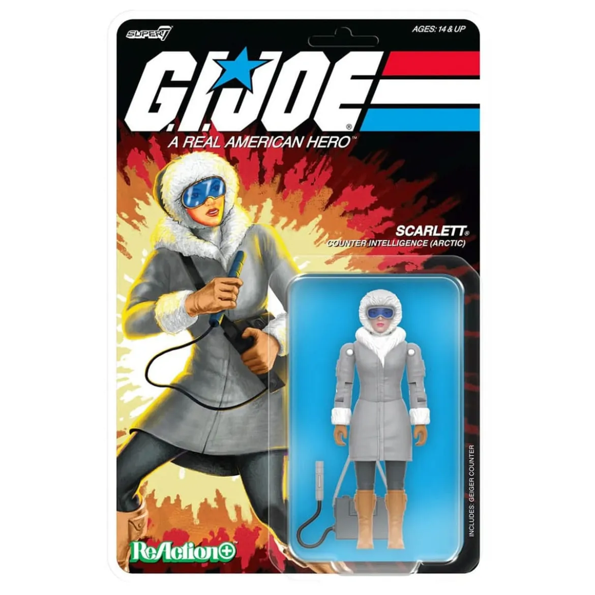 GI Joe ReAction+ Actionfigur Wave 06 Arctic Scarlett 10 cm