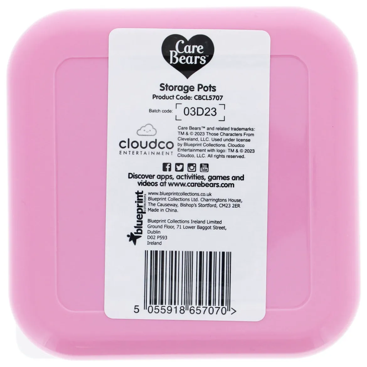 Glücksbärchis Snackbox 3er-Set