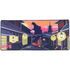 Godzilla - Japanese Godzilla Skyline Mousepad