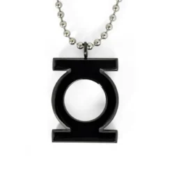 Green Lantern - Logo Anhänger schwarz an Kette
