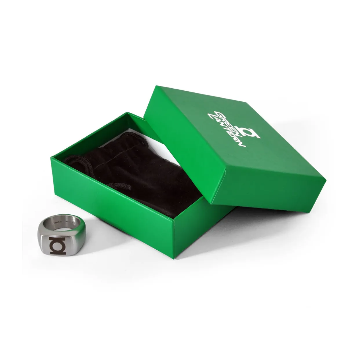 Green Lantern - Logo Ring grau