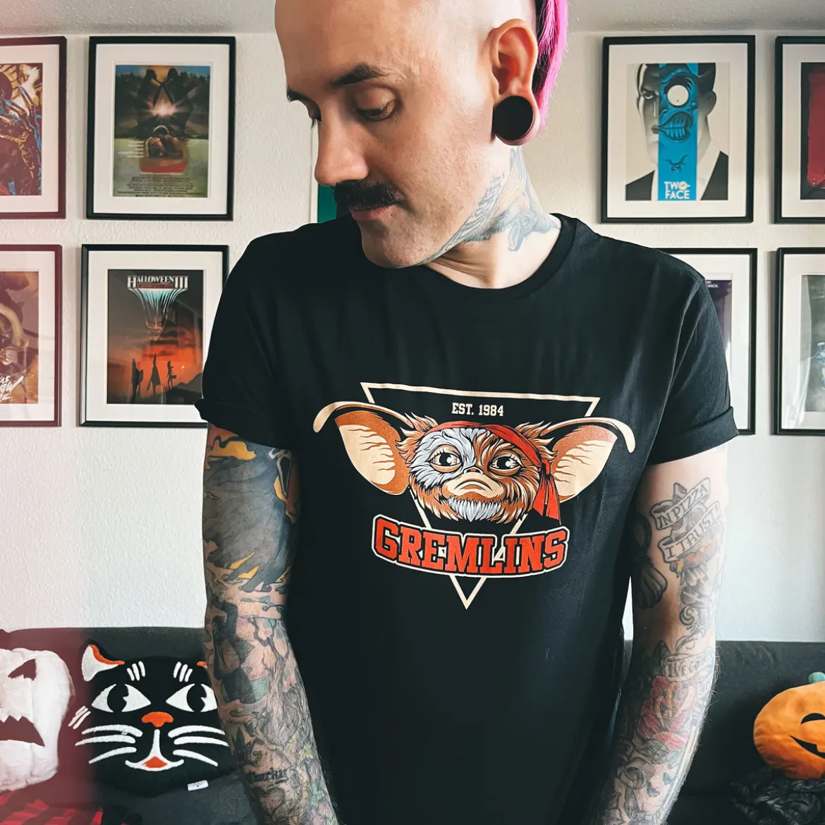 Gremlins Est. 1984 T-Shirt schwarz