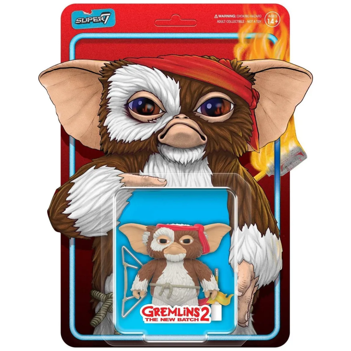 Gremlins ReAction Actionfigur Gizmo (Battle Ready Character Card) 23 cm