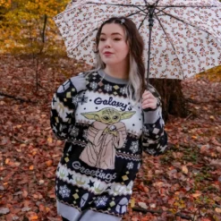 Grogu Galaxys Greetings Strickpullover - Star Wars The Mandalorian
