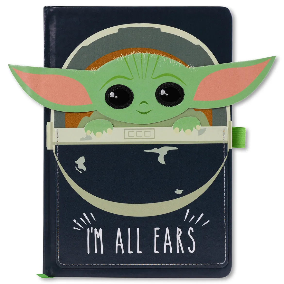 Grogu I'm All Ears Notizbuch A5 - Star Wars The Mandalorian