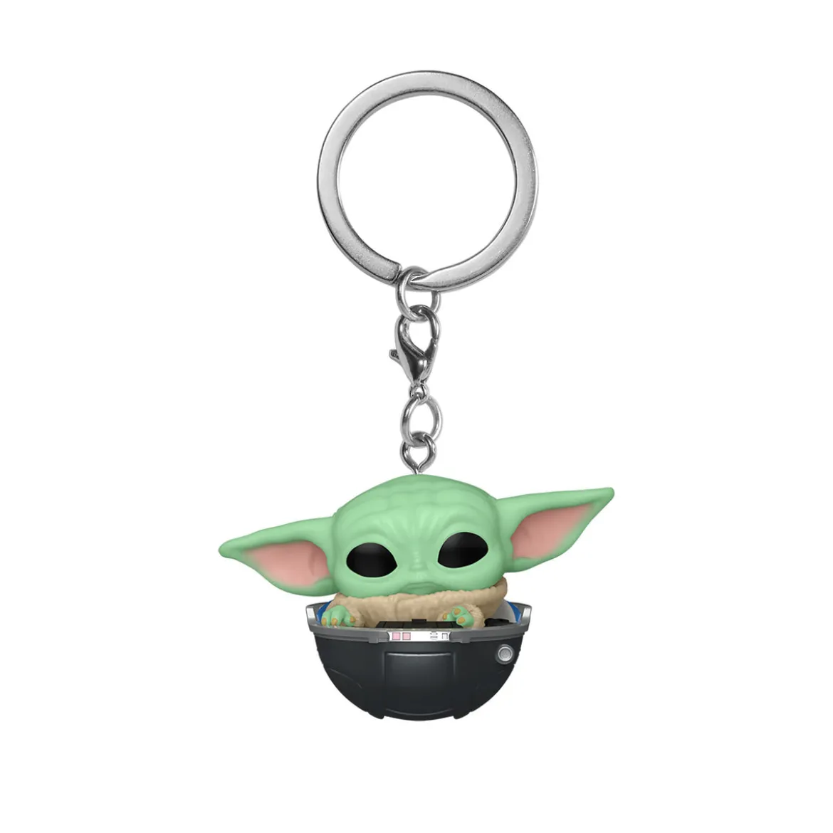 Grogu im Kinderwagen Funko Pop Schlüsselanhänger - Star Wars The Mandalorian