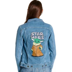 Grogu Jeansjacke Damen blau - Star Wars The Mandalorian