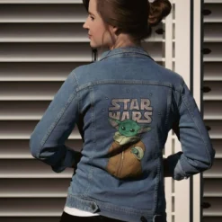 Grogu Jeansjacke Damen blau - Star Wars The Mandalorian