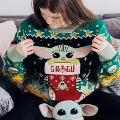 Grogu mit Mando Strickpullover - Star Wars The Mandalorian