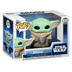 Grogu mit Mudhorn-Brustrüstung Funko Pop Wackelkopf-Figur - Star Wars The Mandalorian and Grogu