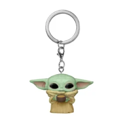 Grogu mit Tasse Funko Pop Schlüsselanhänger - Star Wars The Mandalorian