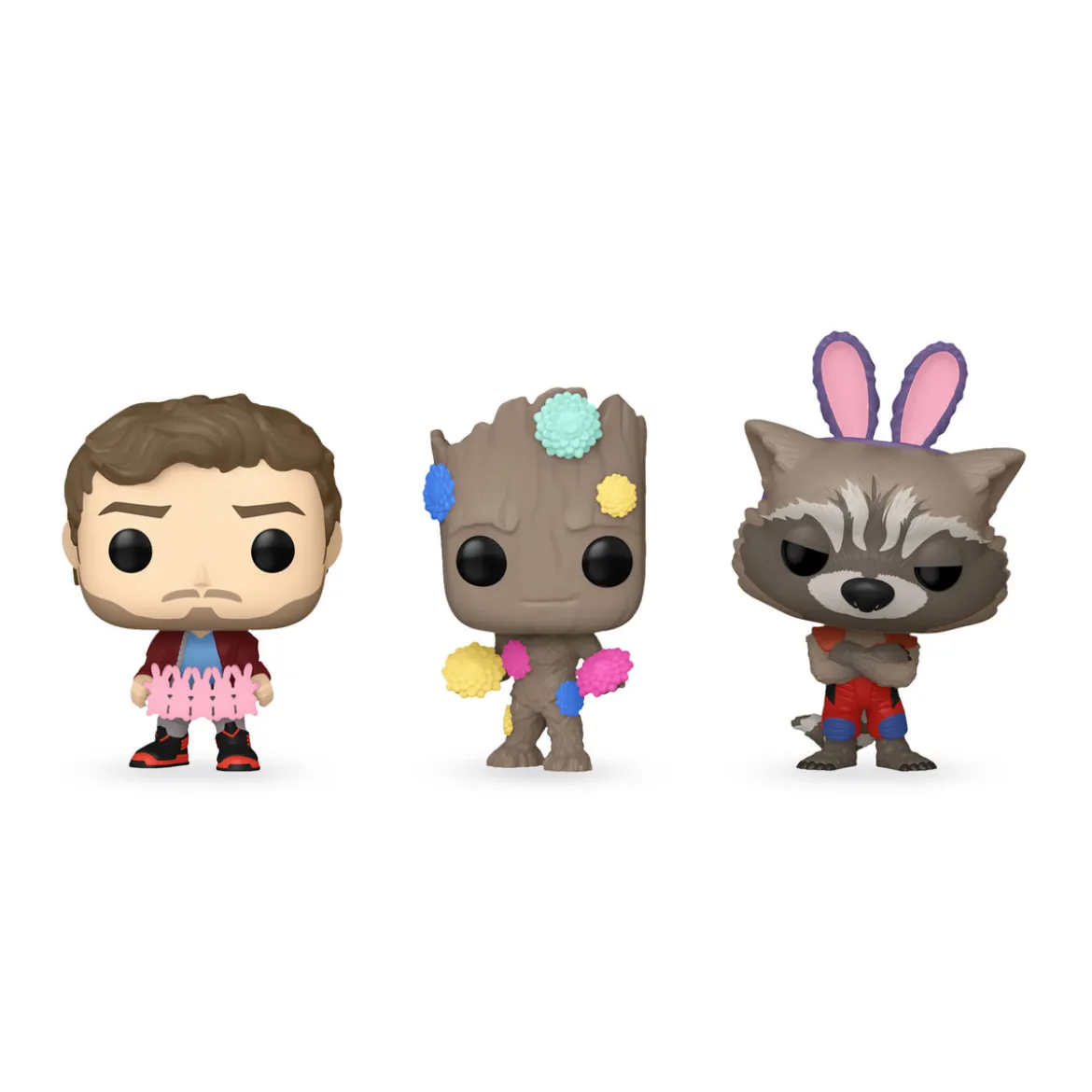 Guardians of the Galaxy Funko Pocket Pop 3er Figuren Set Oster-Edition