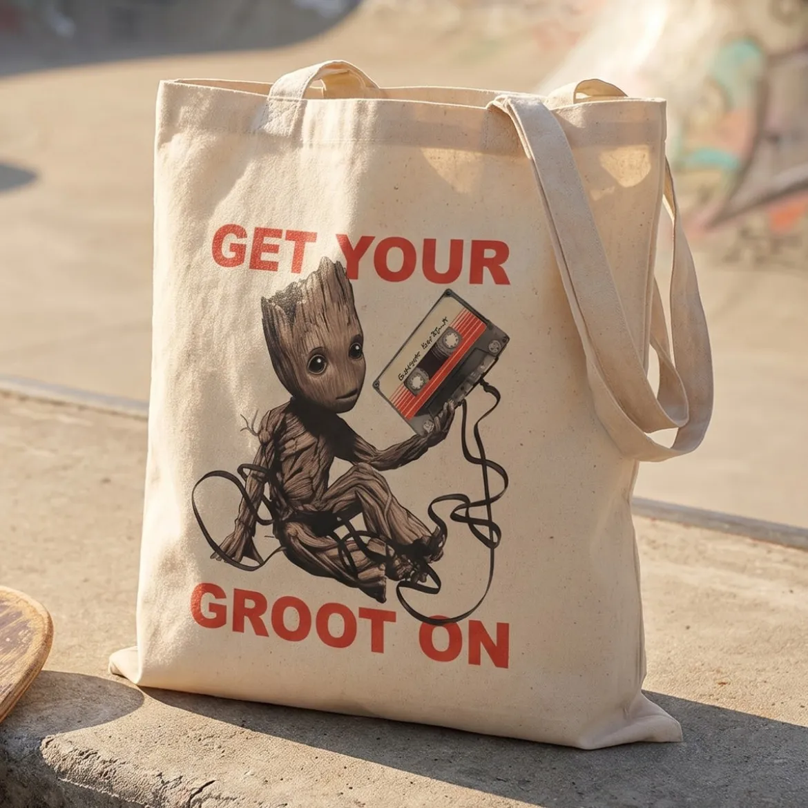 Guardians of the Galaxy - Get Your Groot On Jutebeutel