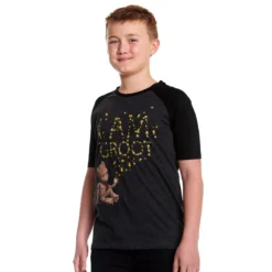 Guardians of the Galaxy - Groot Glow in the Dark T-Shirt Kinder grau