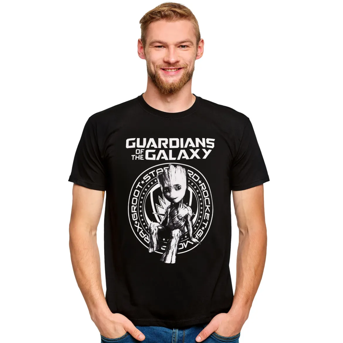 Guardians of the Galaxy - Groot T-Shirt schwarz