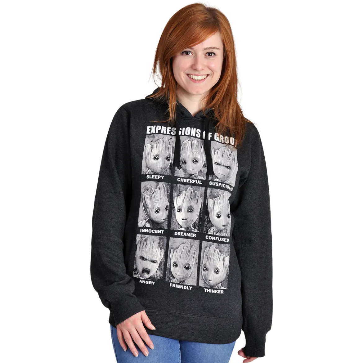 Guardians of the Galaxy - Groot Expressions Hoodie grau